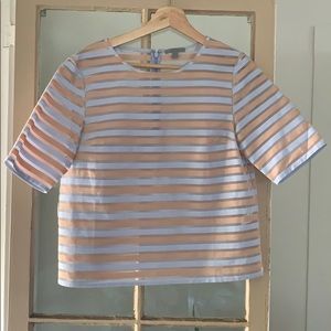 COS transparent striped top